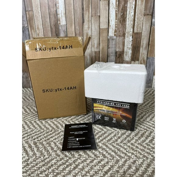 AGM Maintenance Free Battery - Picture 2 of 6